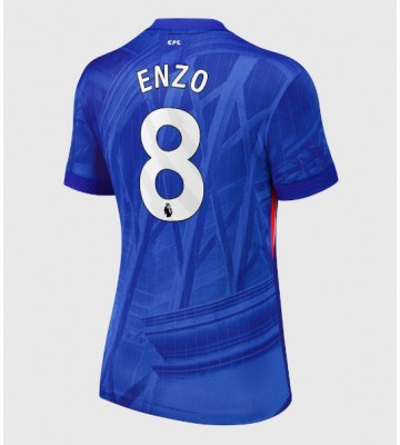 Chelsea Enzo Fernandez #8 Primera Equipación Mujer 2025-26 Manga Corta